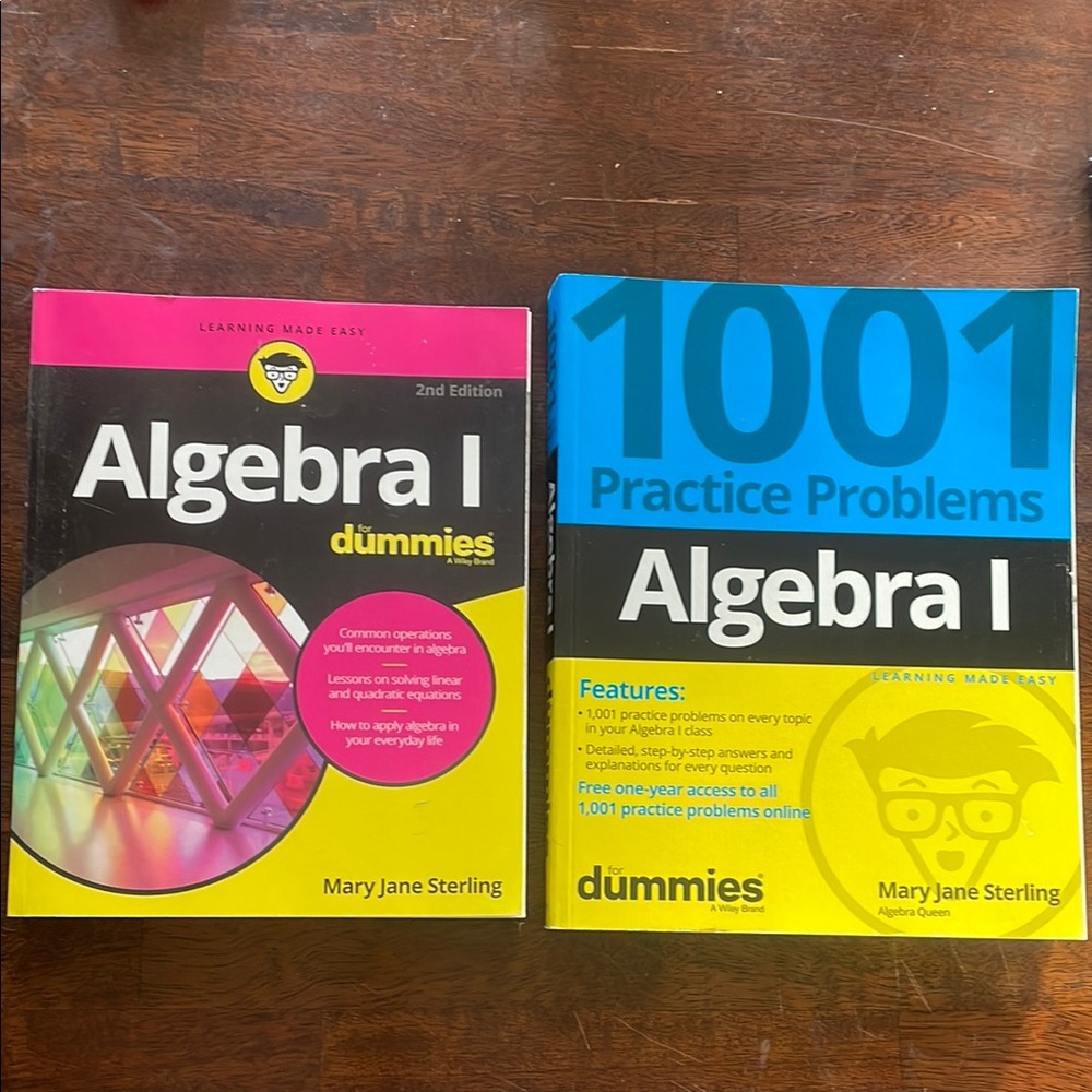 Algebra I Dummies Book Set
